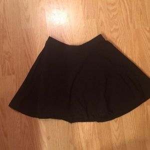 Black skater skirt